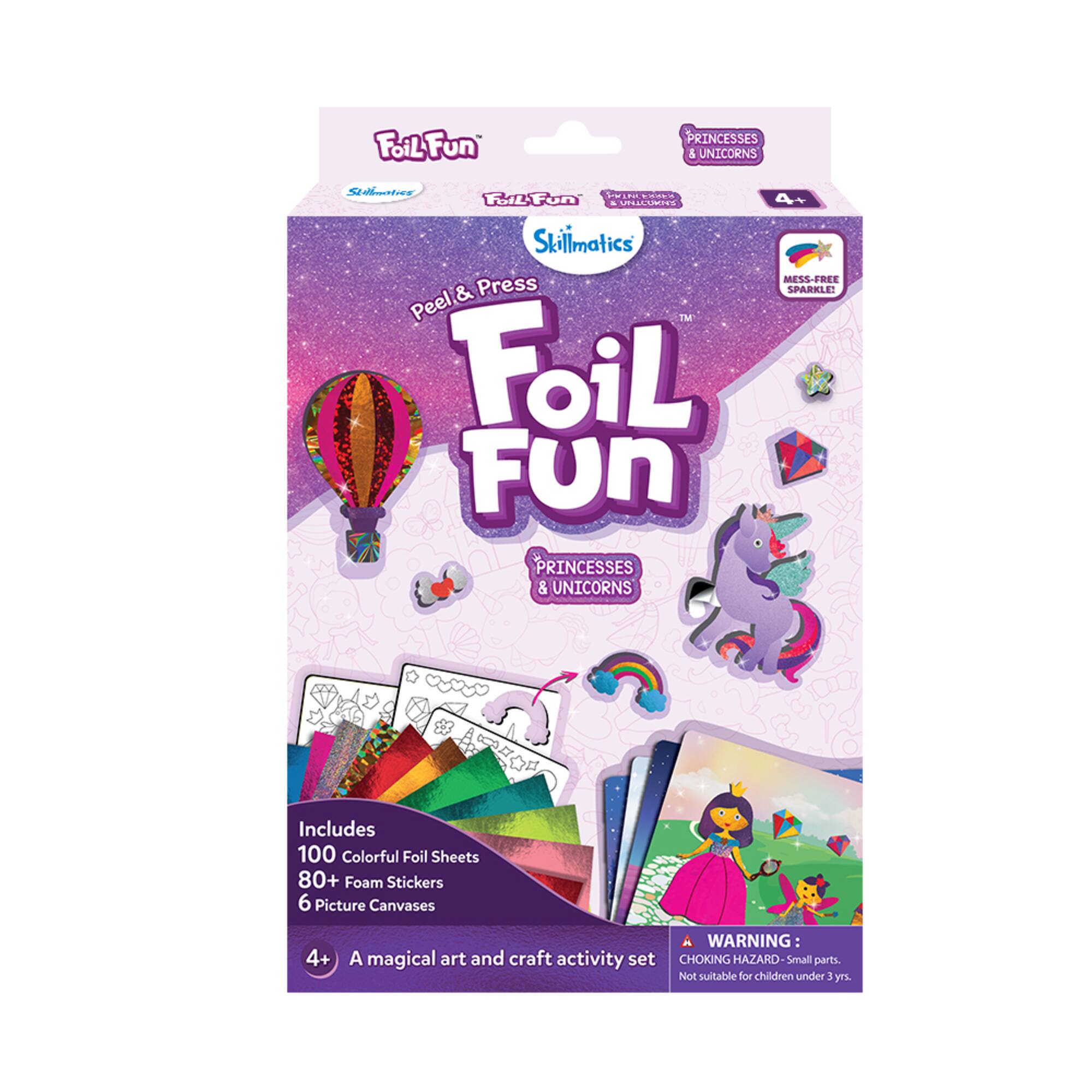 Skillmatics® Foil Fun™ Princesses & Unicorns Craft Activity Set